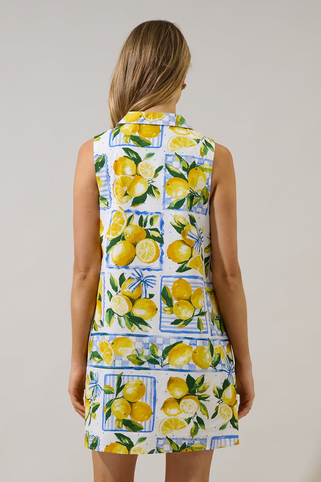 Lexya Citrus Shift Mini Dress