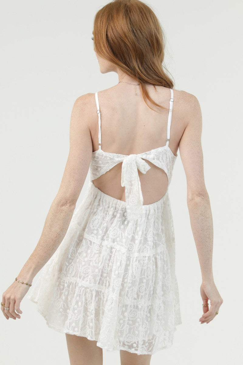 The Lila Lace Tiered Dress