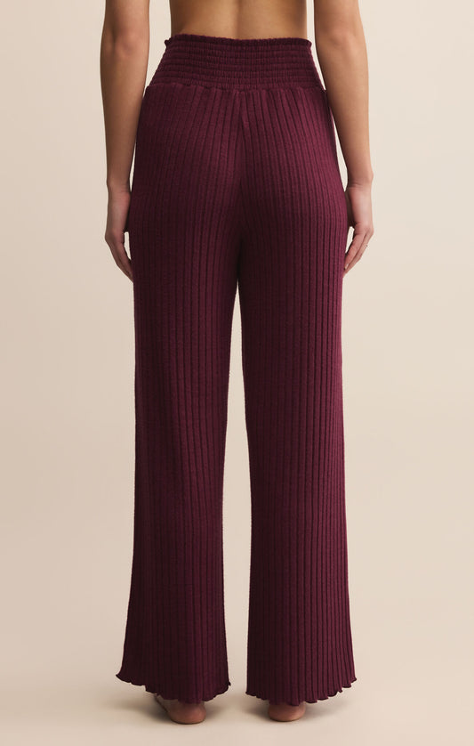 Z Supply Dawn Smocked Rib Pant