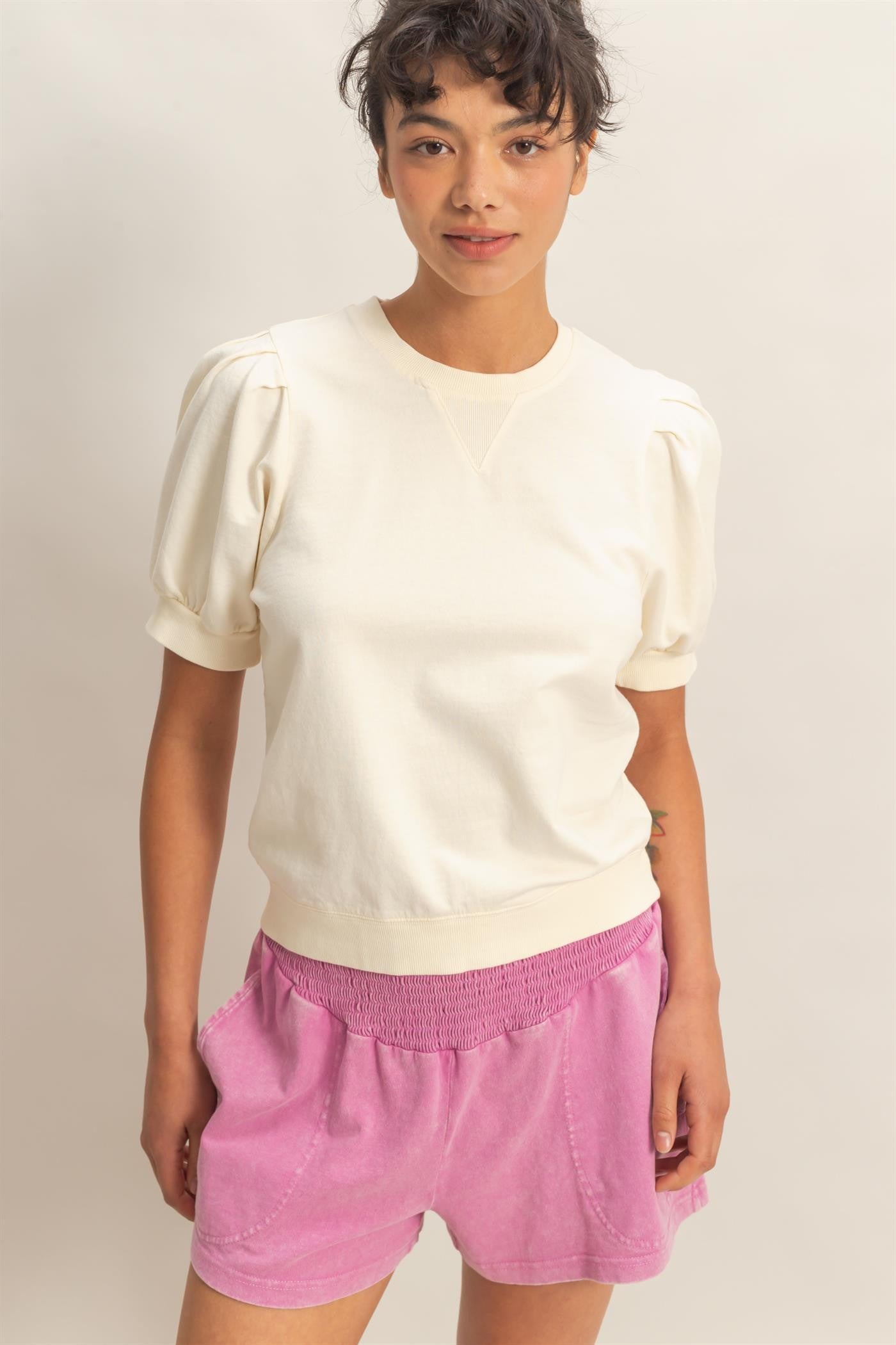 The Riley Puff Sleeve Top