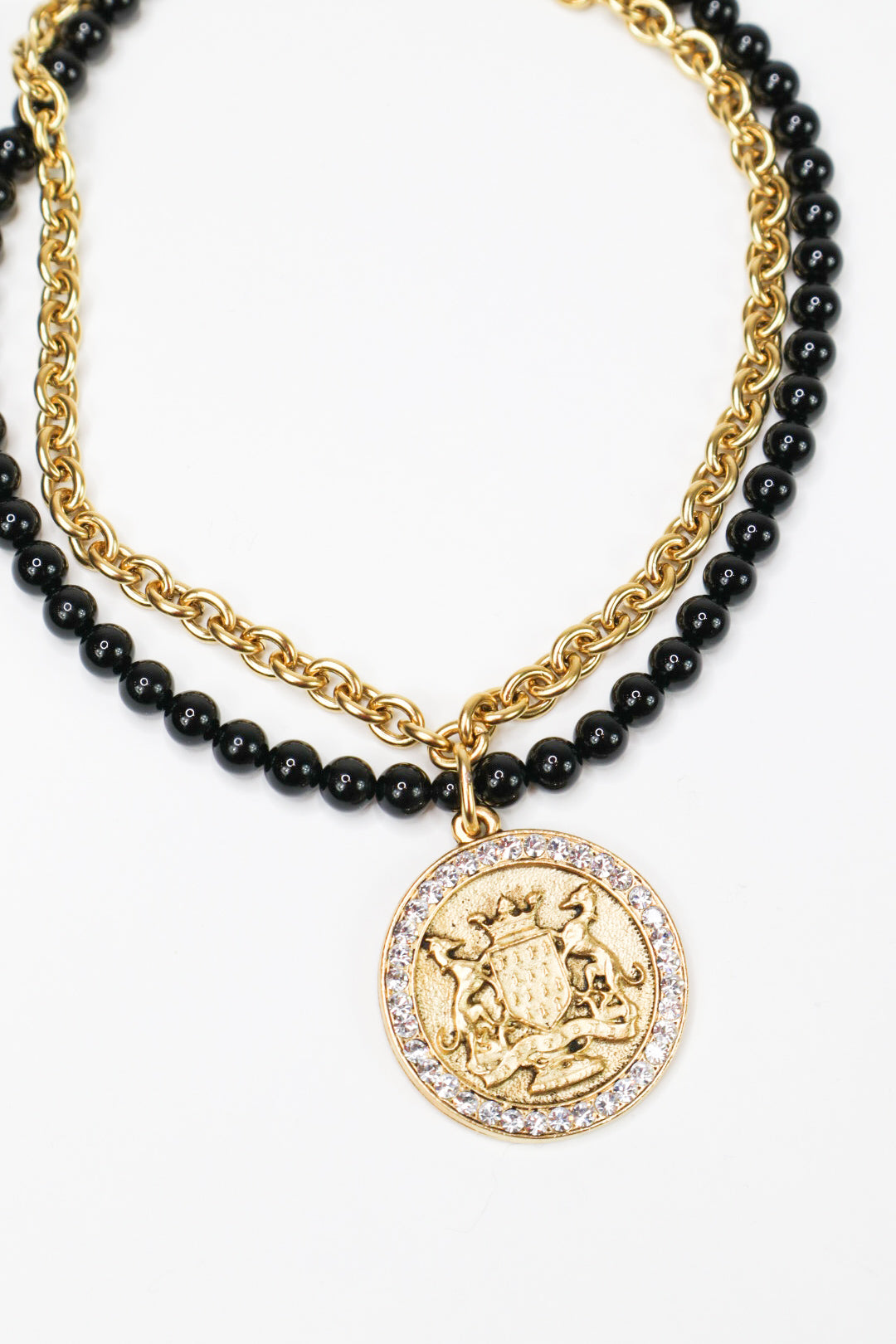 Andora Bead and Chain Statement Necklace