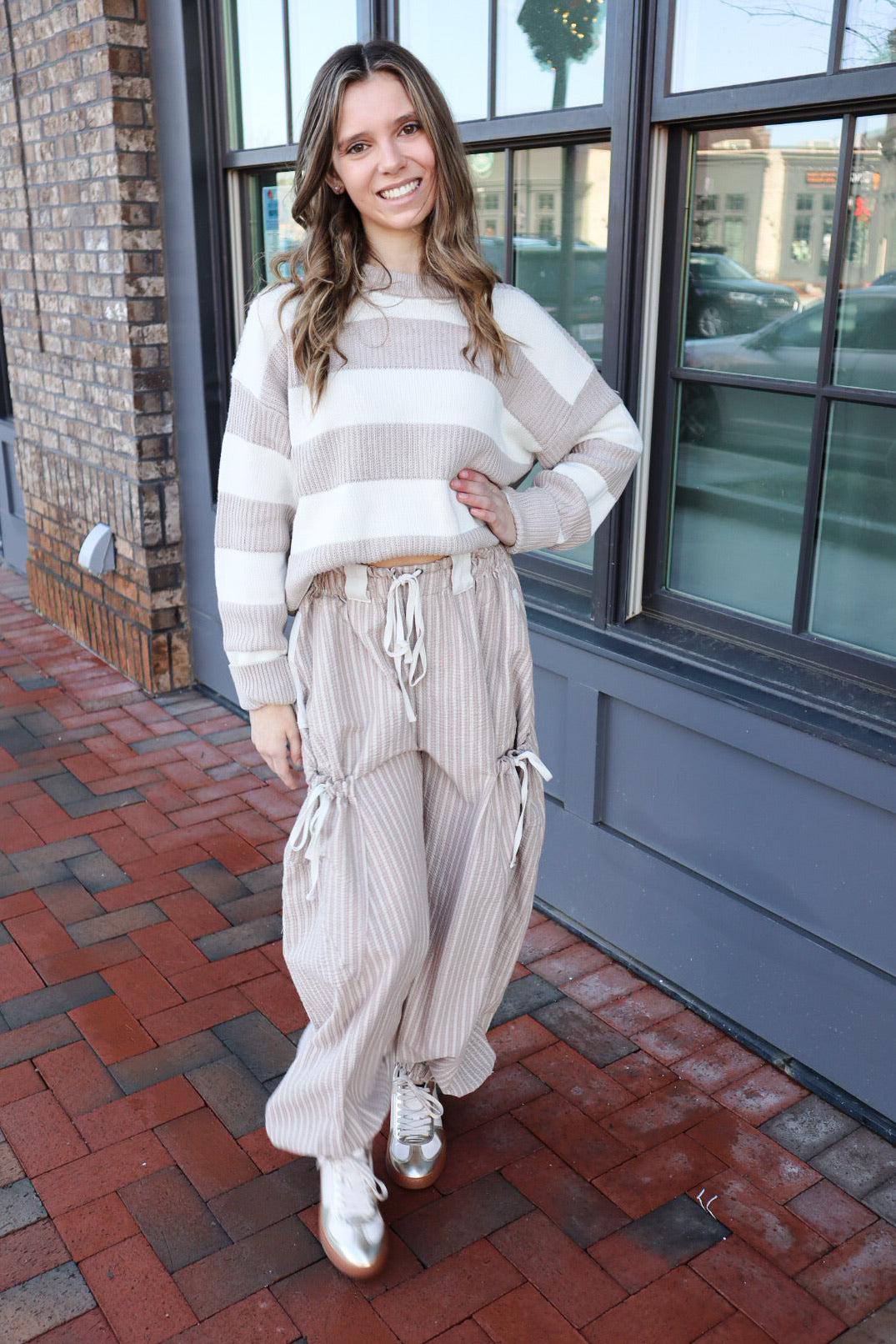 So Fly Pants- Taupe