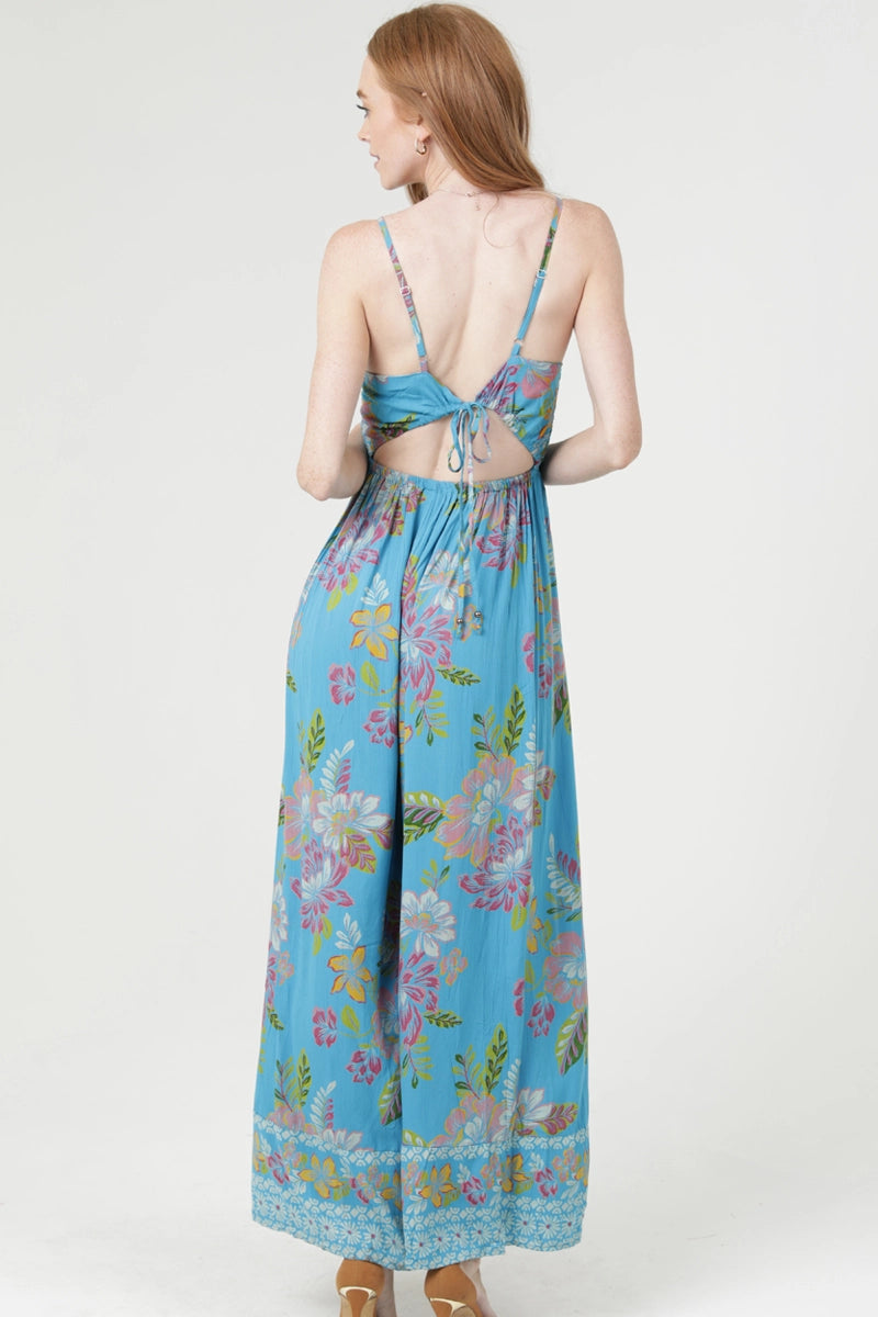 The Tessa Floral Wrap Jumpsuit