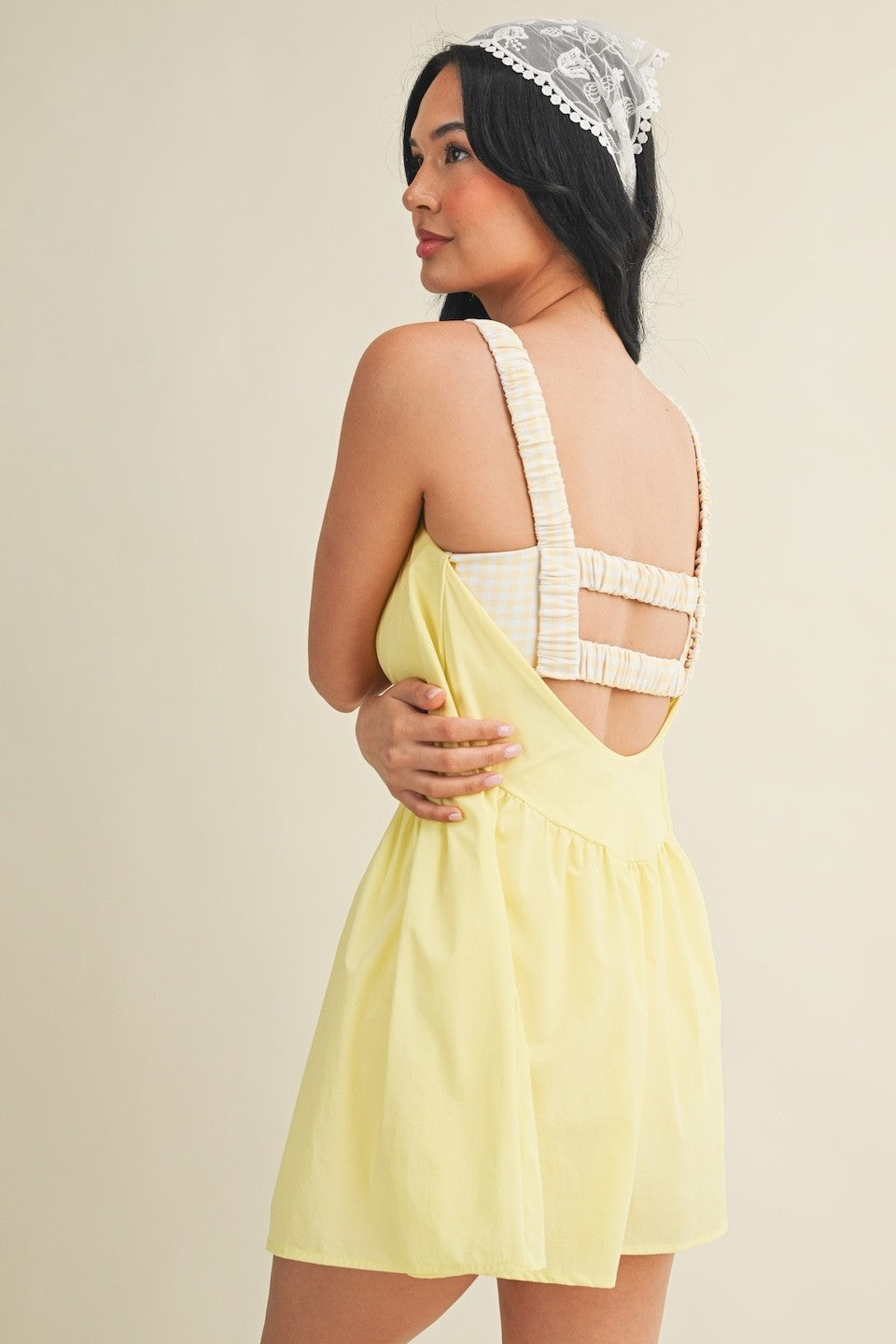 Double layered active dress with built-in shorts