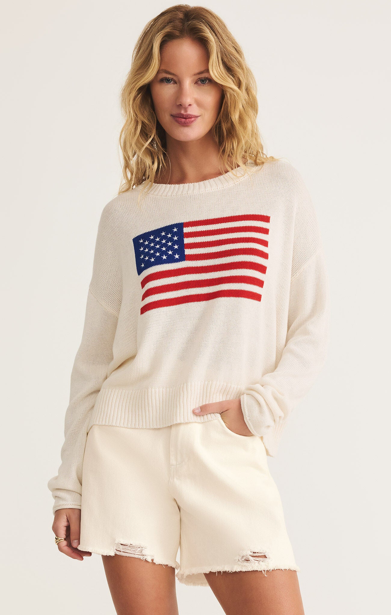 Z Supply Sienna Patriot Sweater