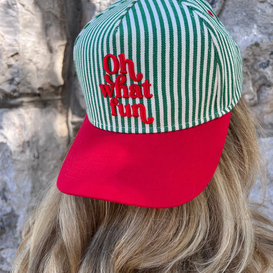 Oh What Fun Vintage Trucker Hat