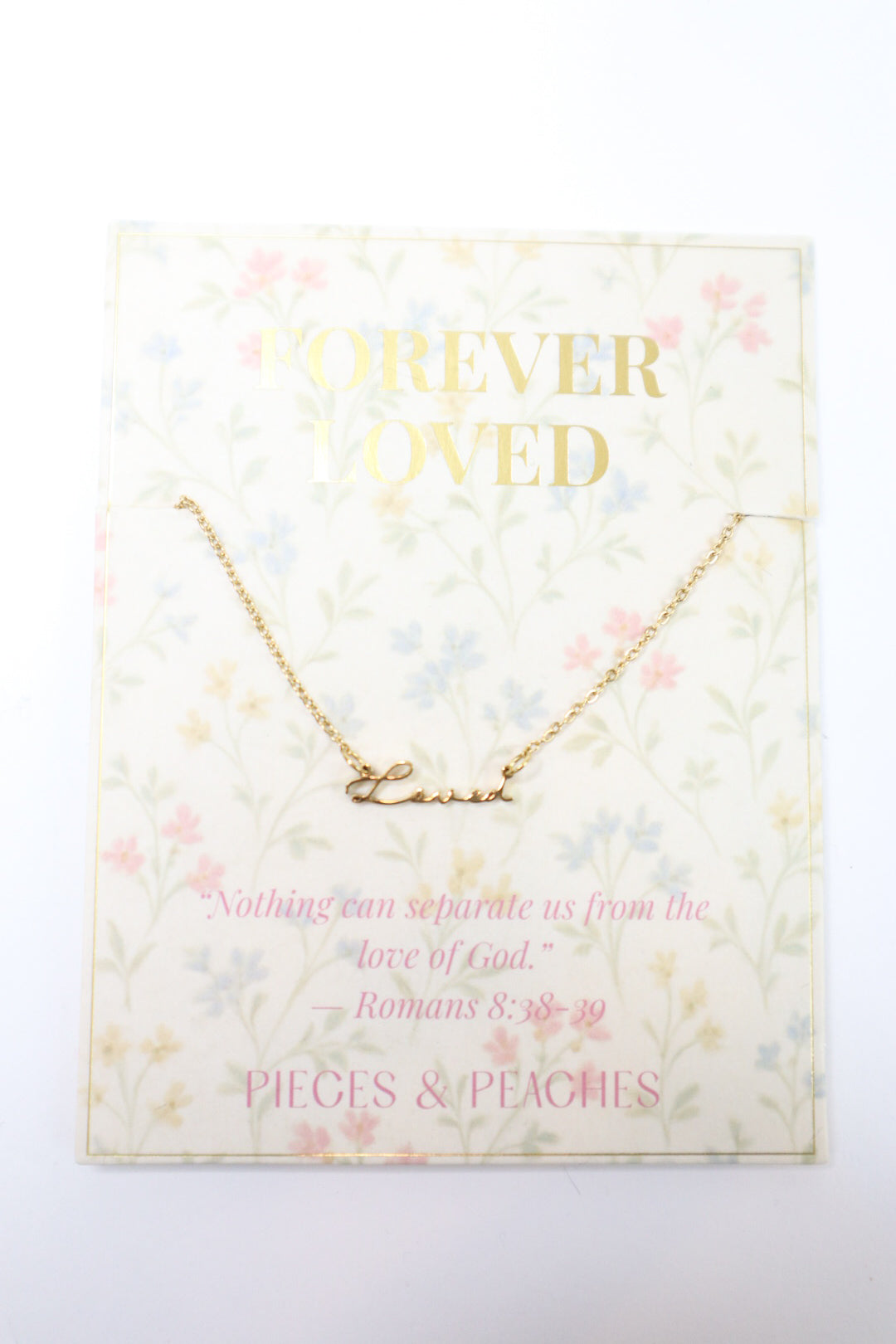 Faith Word Necklace Collection