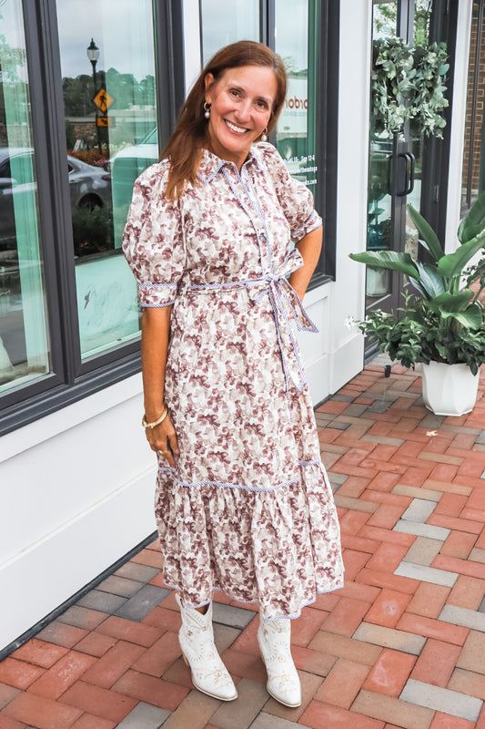 Fancy Fall Florals Dress