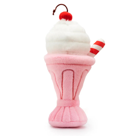 Strawberry Milkshake Interactive 2-in-1 Bounce Dog Toy