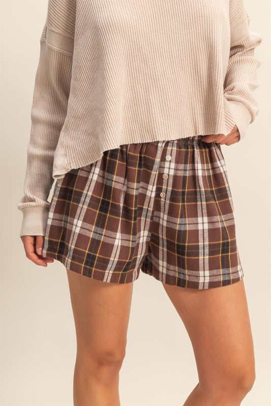 Odette Flannel Boxer Shorts