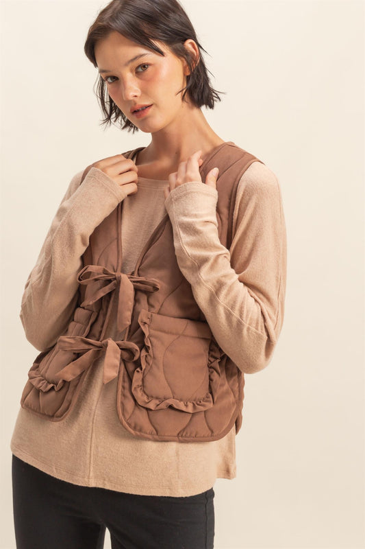 Lilia Quilted Vest