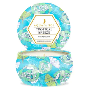 Tropical Breeze Tin Candle 9oz