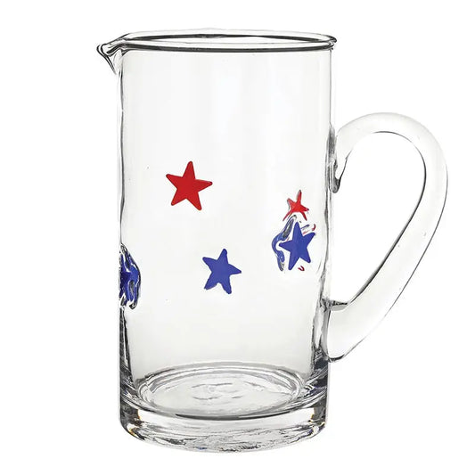 Iconic Americana Glass Pitcher