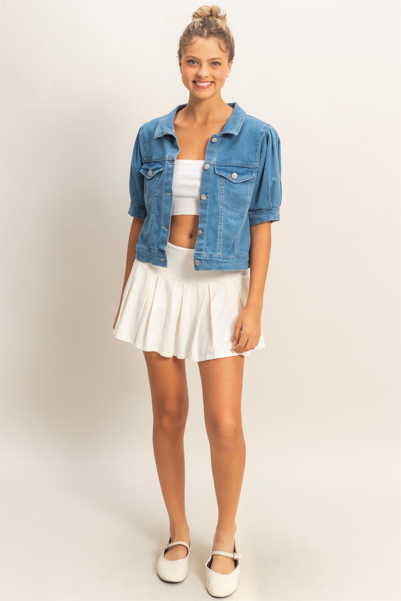 Riley Classic Structured Denim Jacket