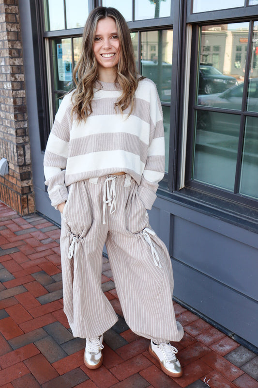 So Fly Pants- Taupe