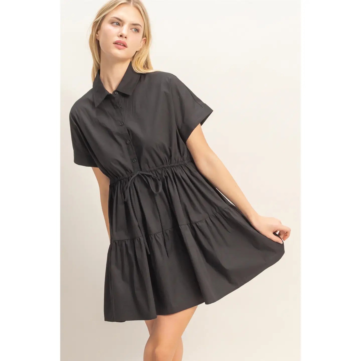 Riviera Cinch Shirt Dress