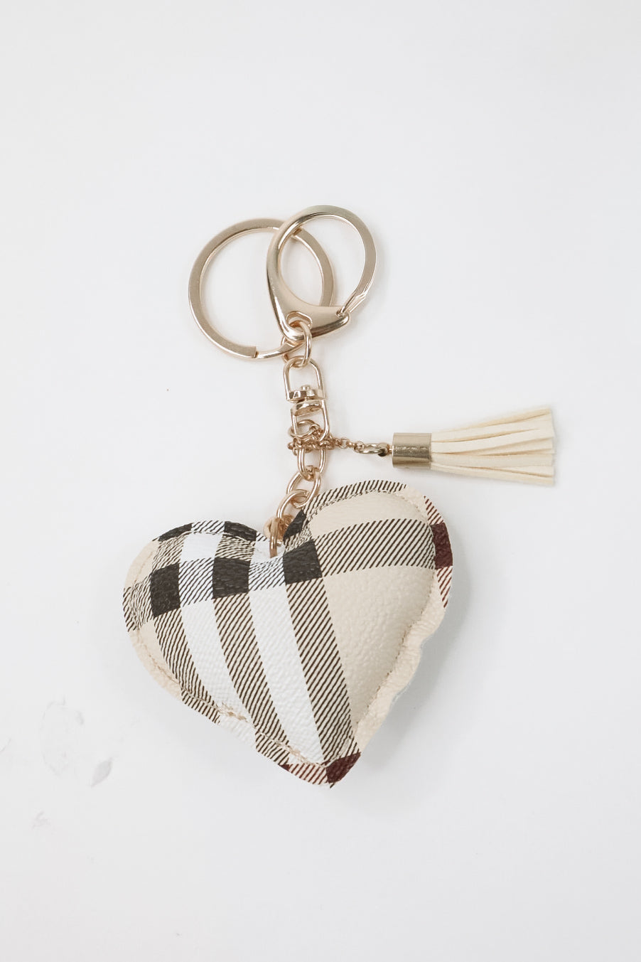 Plaid Bag Charm