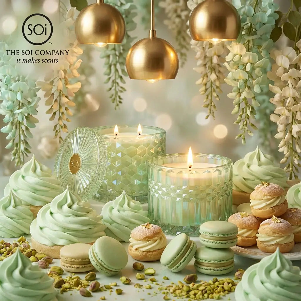 Pistachio Meringue Shimmer Candle