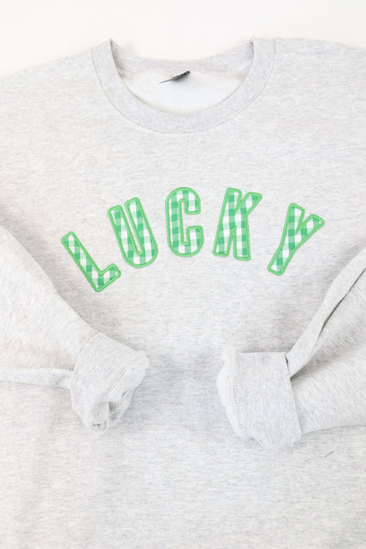 Lucky Embroidery Sweatshirt