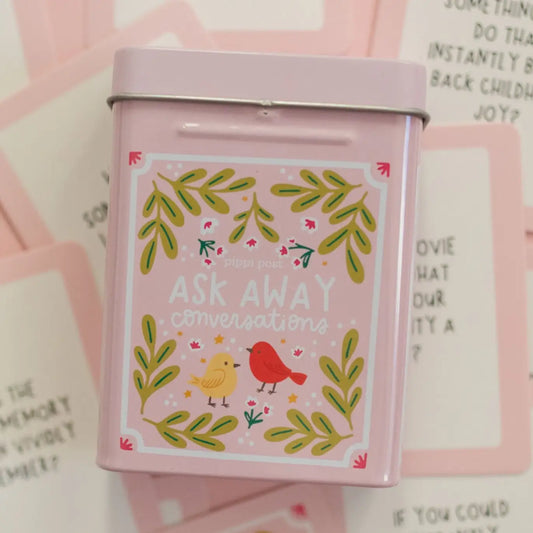 Ask Away Conversation Cards & Tin