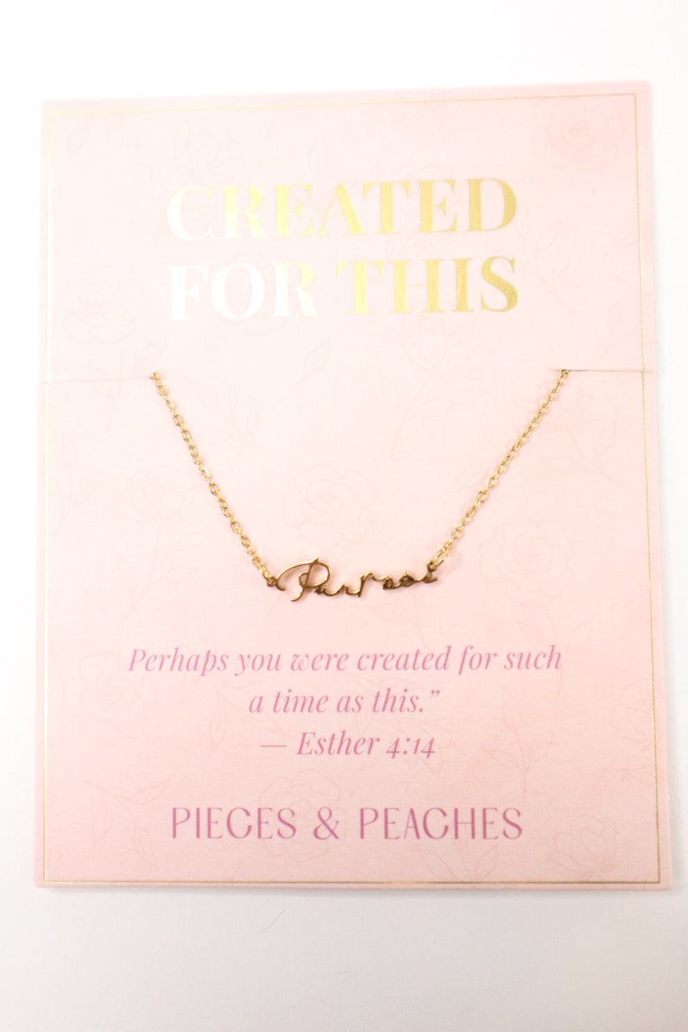 Faith Word Necklace Collection