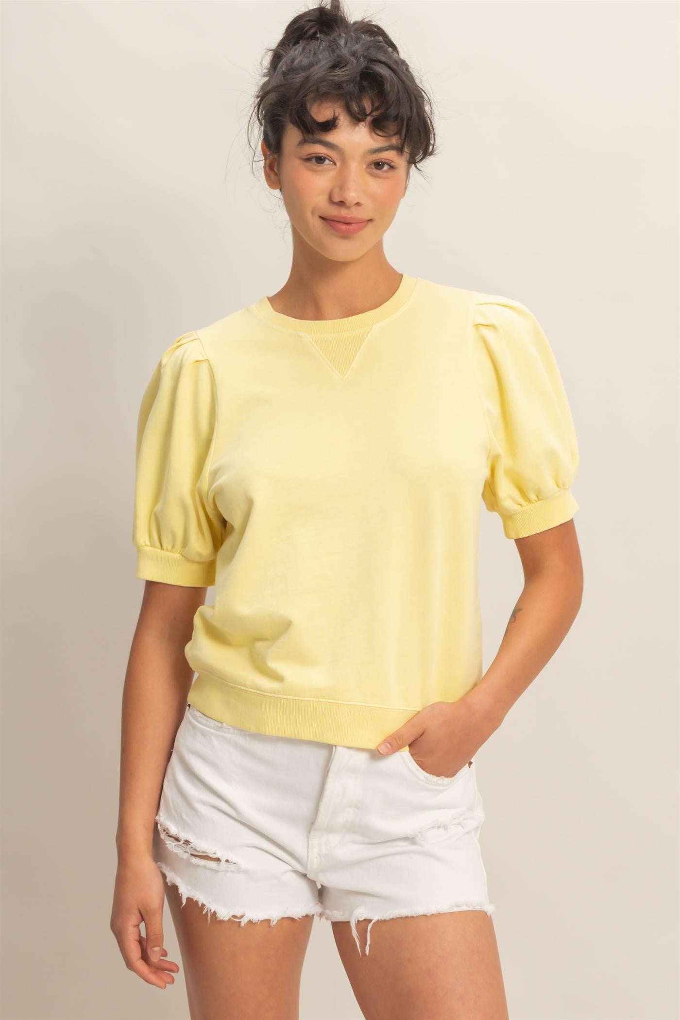 The Riley Puff Sleeve Top