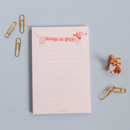 Things to Fetch Notepad
