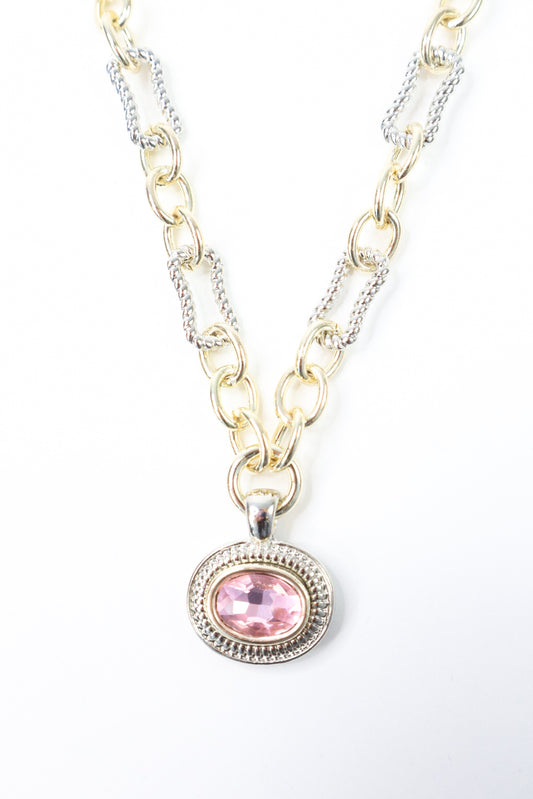 The Luxe Link Mixed Metal Necklace