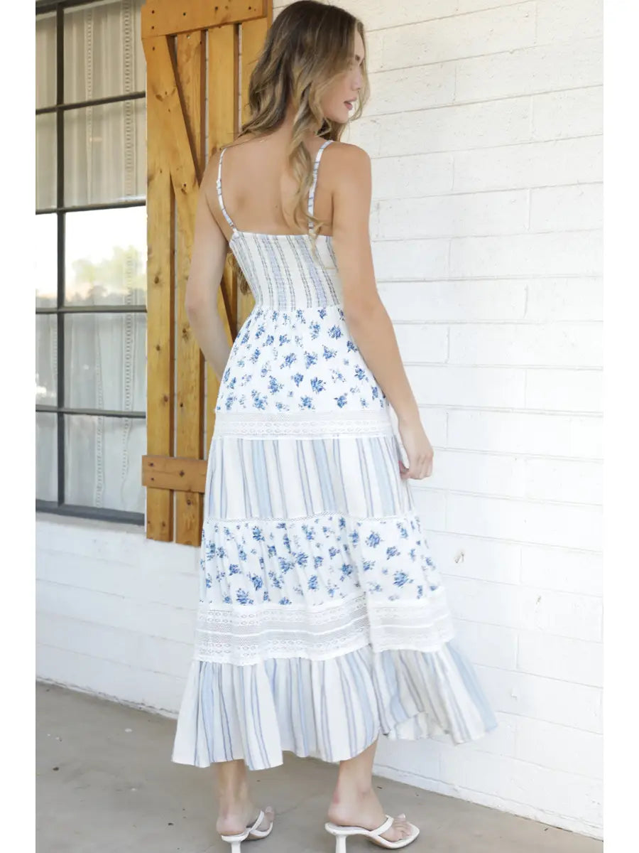 The Camila Twist Front Maxi Dress
