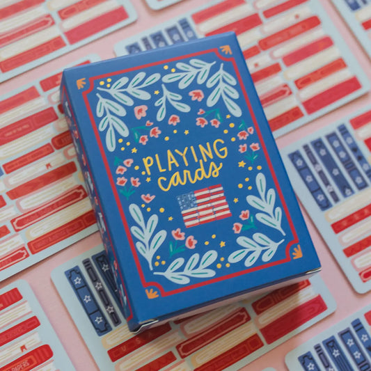 American Flag Book Playing Cards