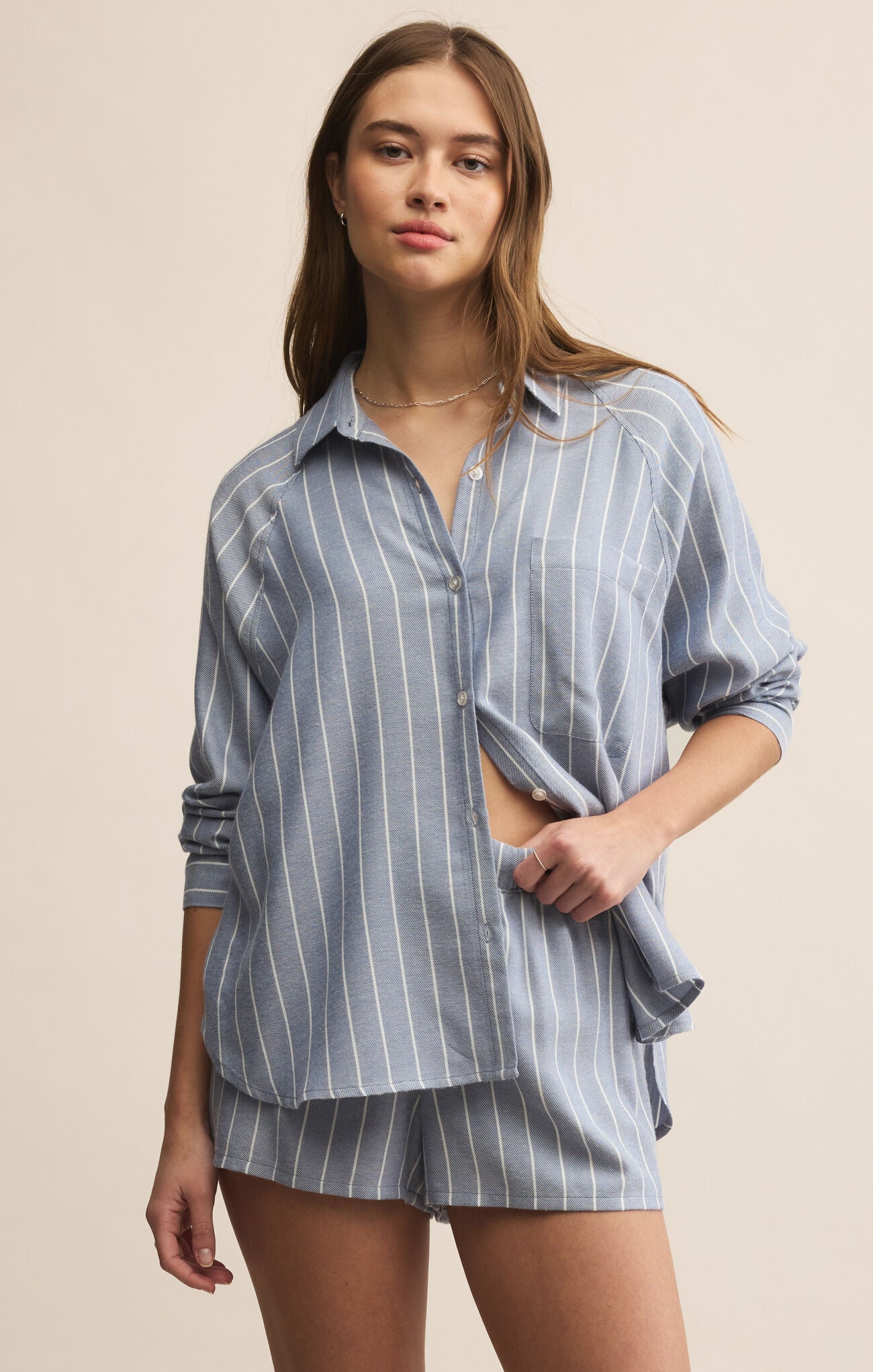 Z Supply River Plaid Button Up