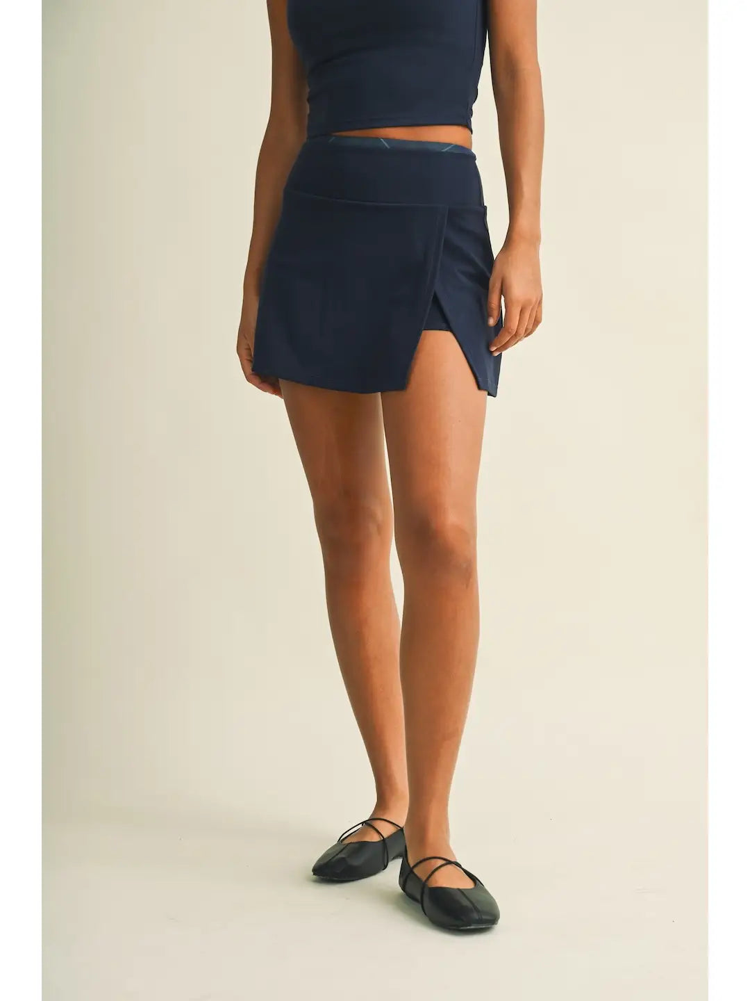 Harper Contrast Binding Skort