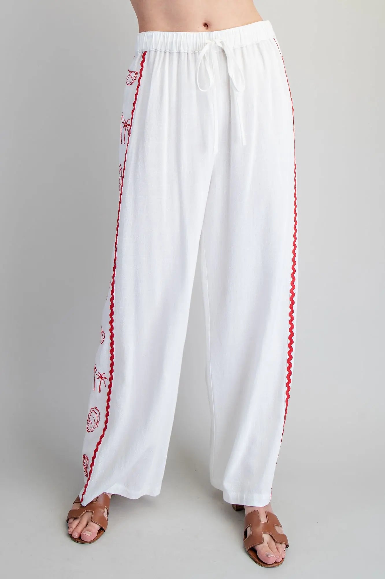 The Kelsey Contrast Trim Pants