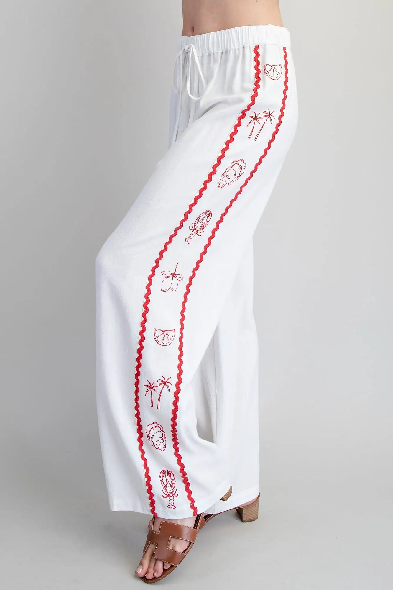 The Kelsey Contrast Trim Pants