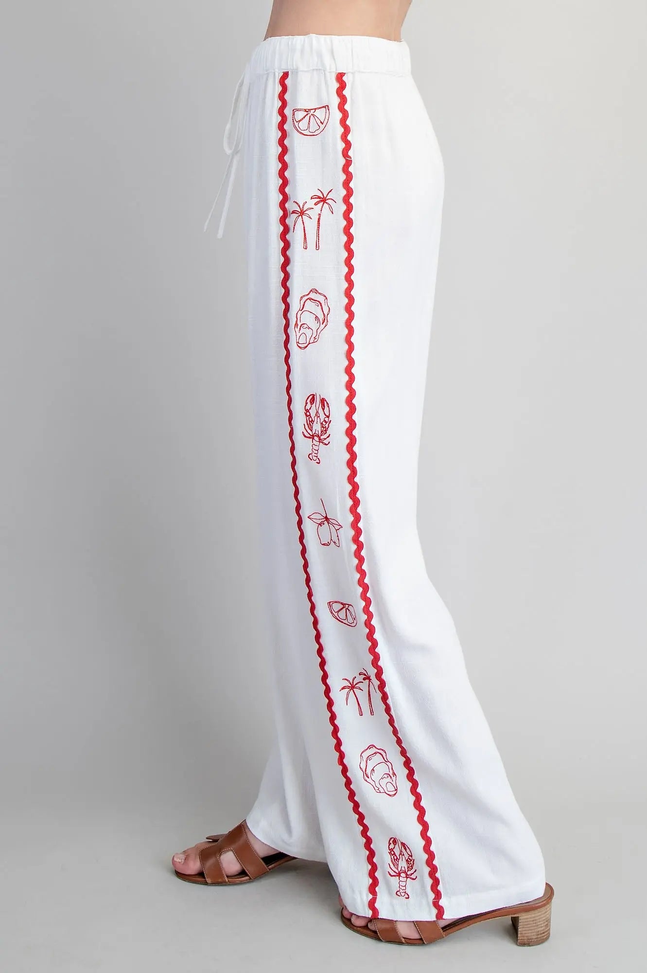 The Kelsey Contrast Trim Pants
