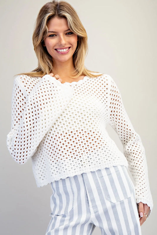 The Abigail Crochet Sweater