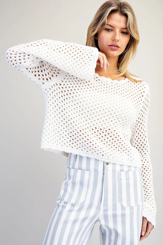 The Abigail Crochet Sweater