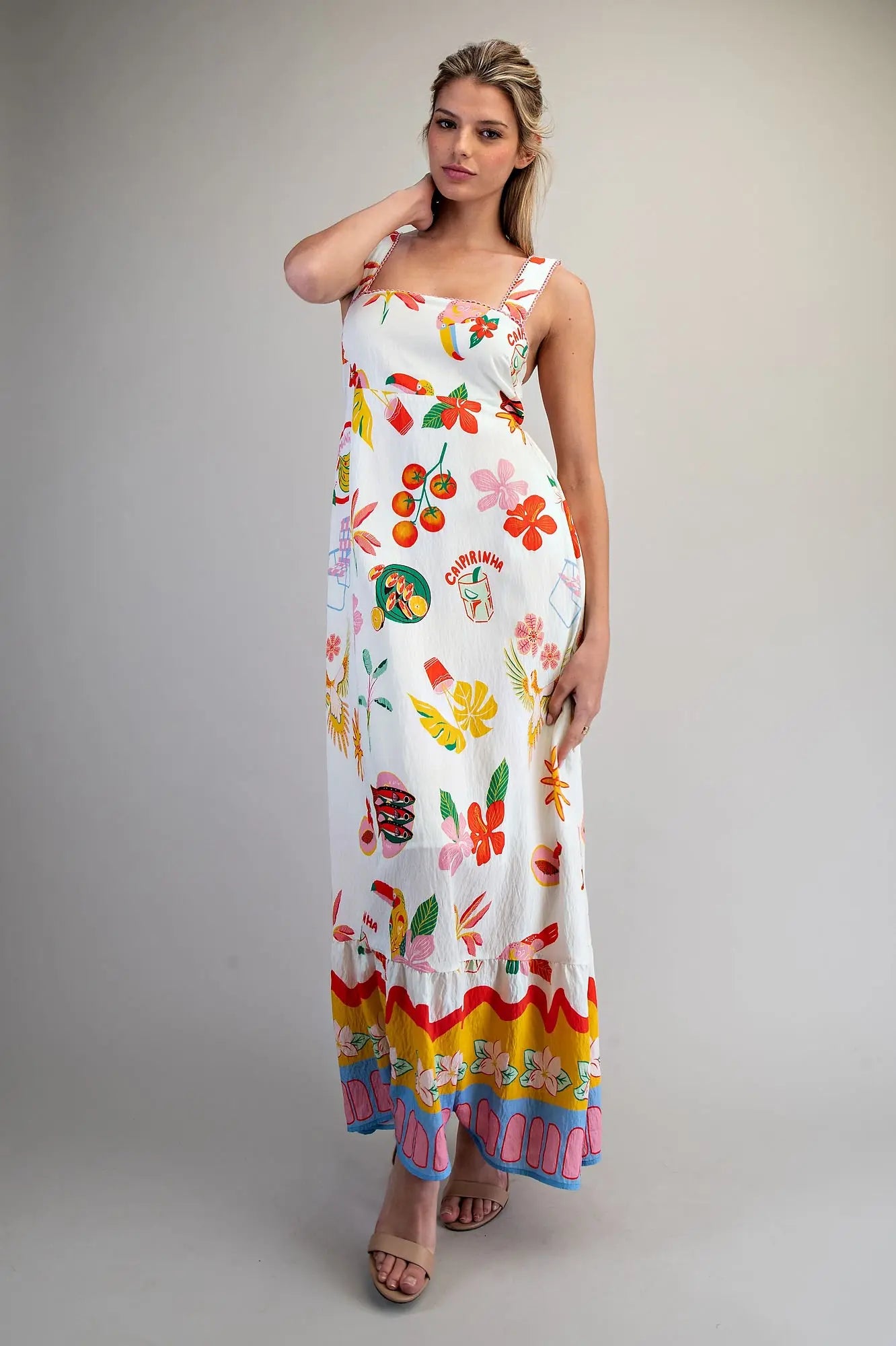 The Bianca Tropical Maxi Dress