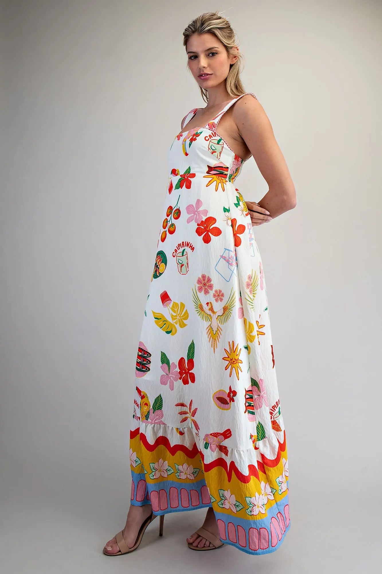 The Bianca Tropical Maxi Dress