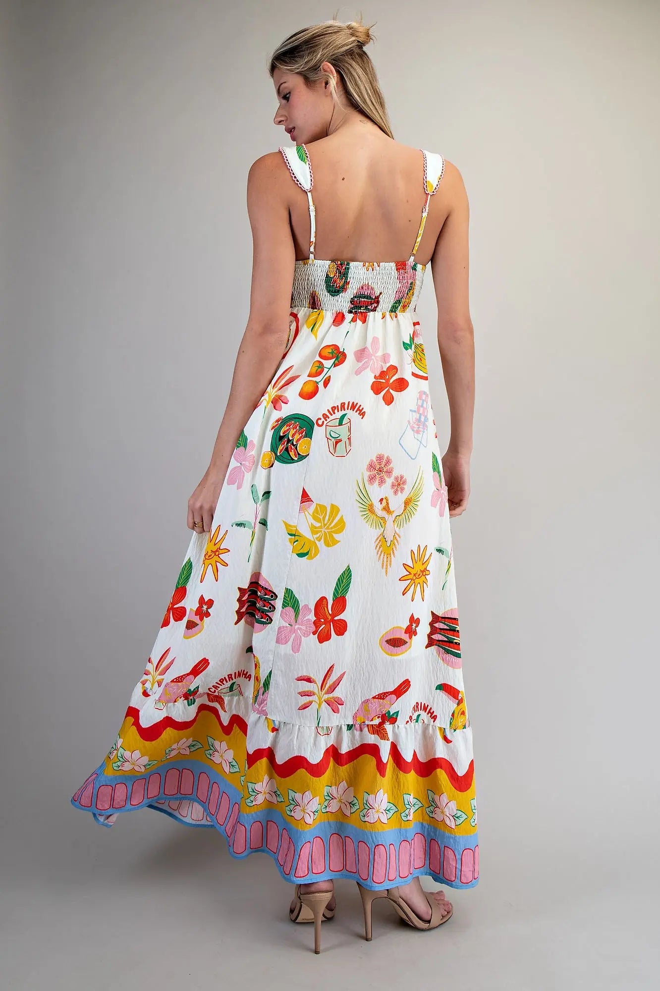 The Bianca Tropical Maxi Dress