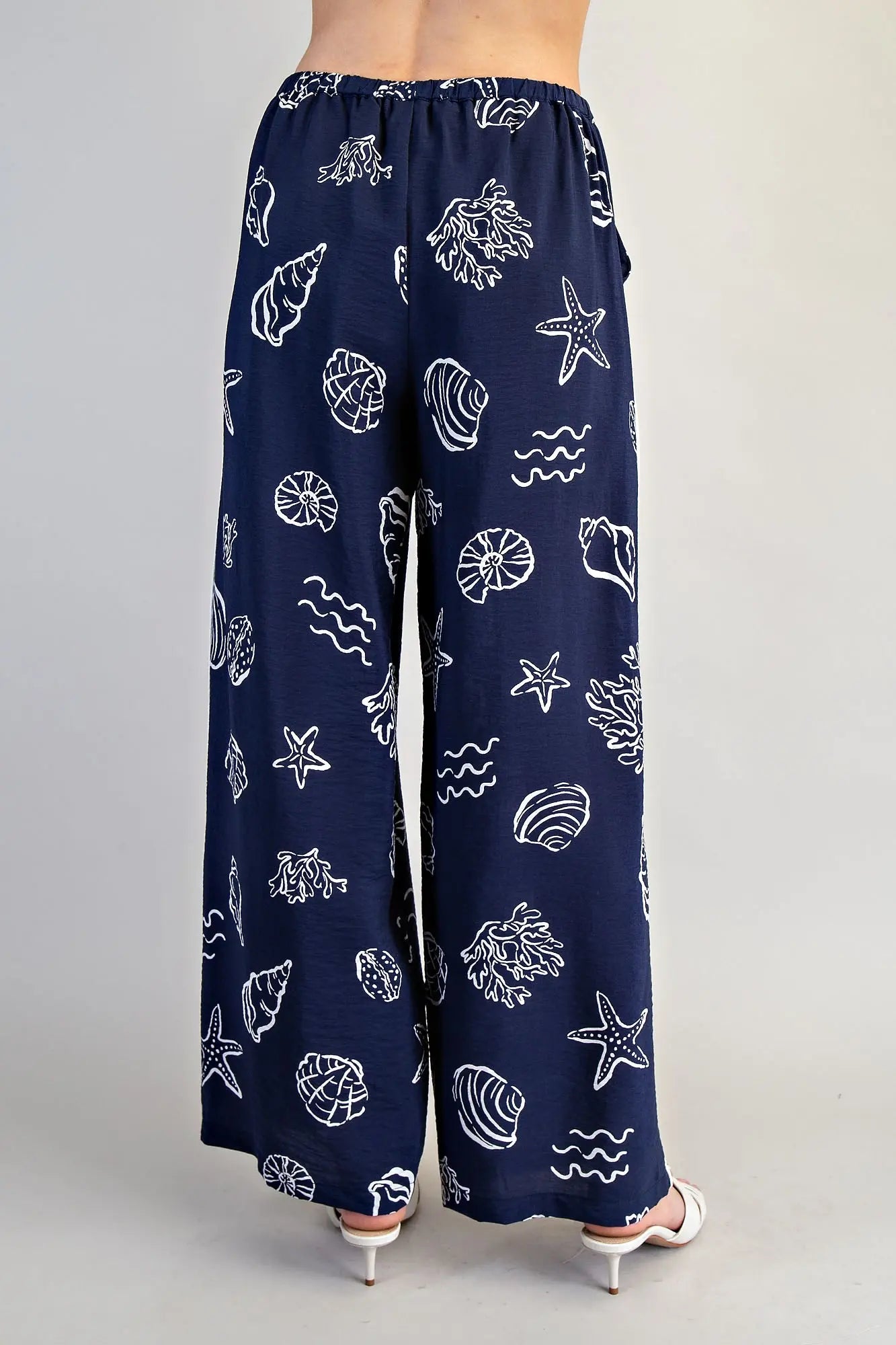 Coastal Inspired Wide Leg Pants