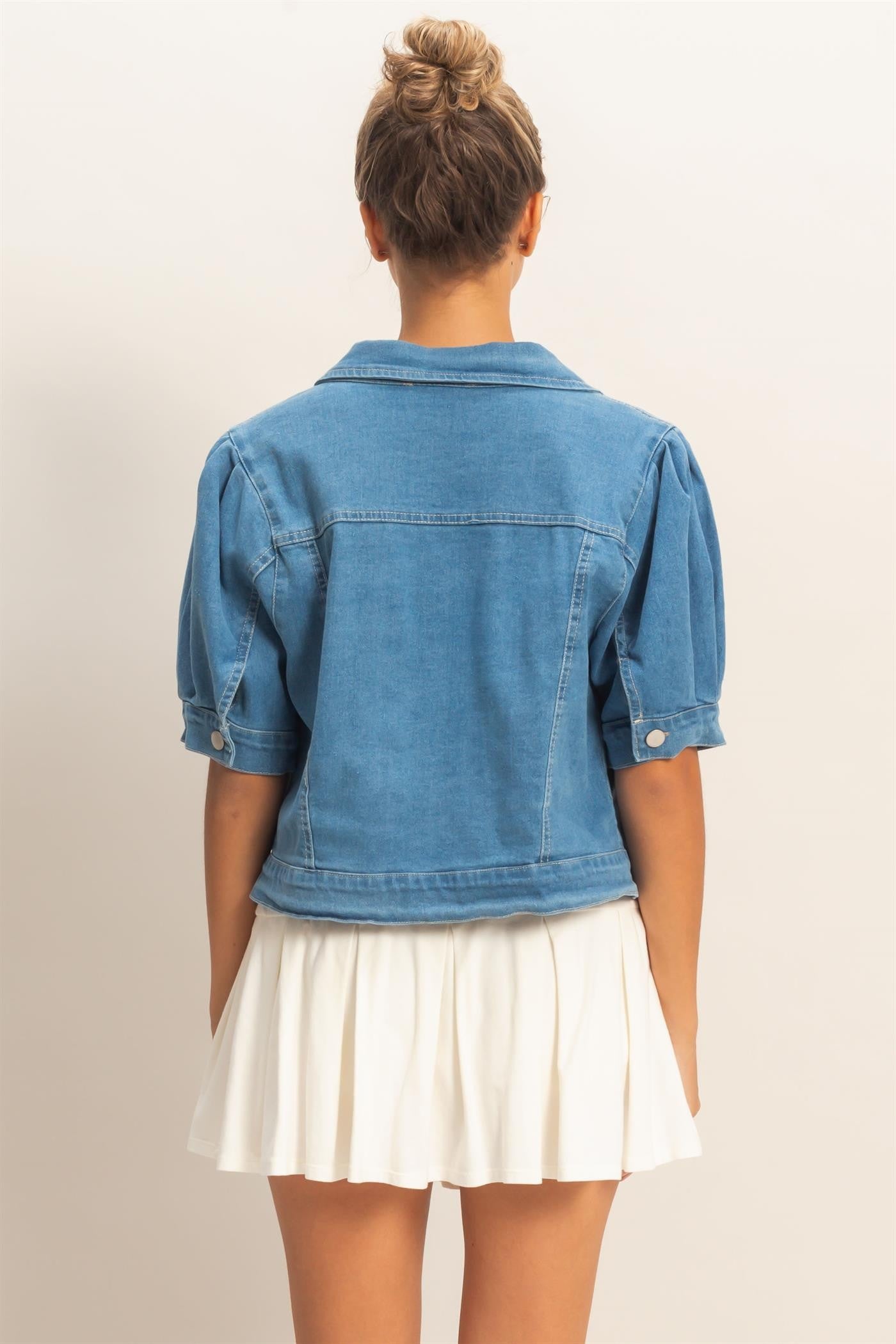 Riley Classic Structured Denim Jacket