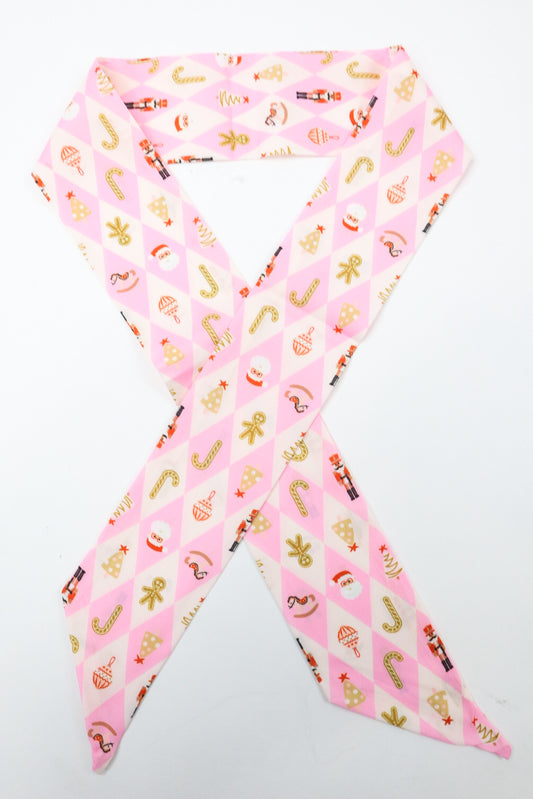Christmas Twilly Scarves