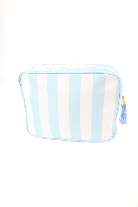 The Classic Stripe Cosmetic Bag
