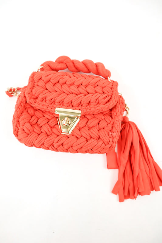 The Statement Knit Mini Bag