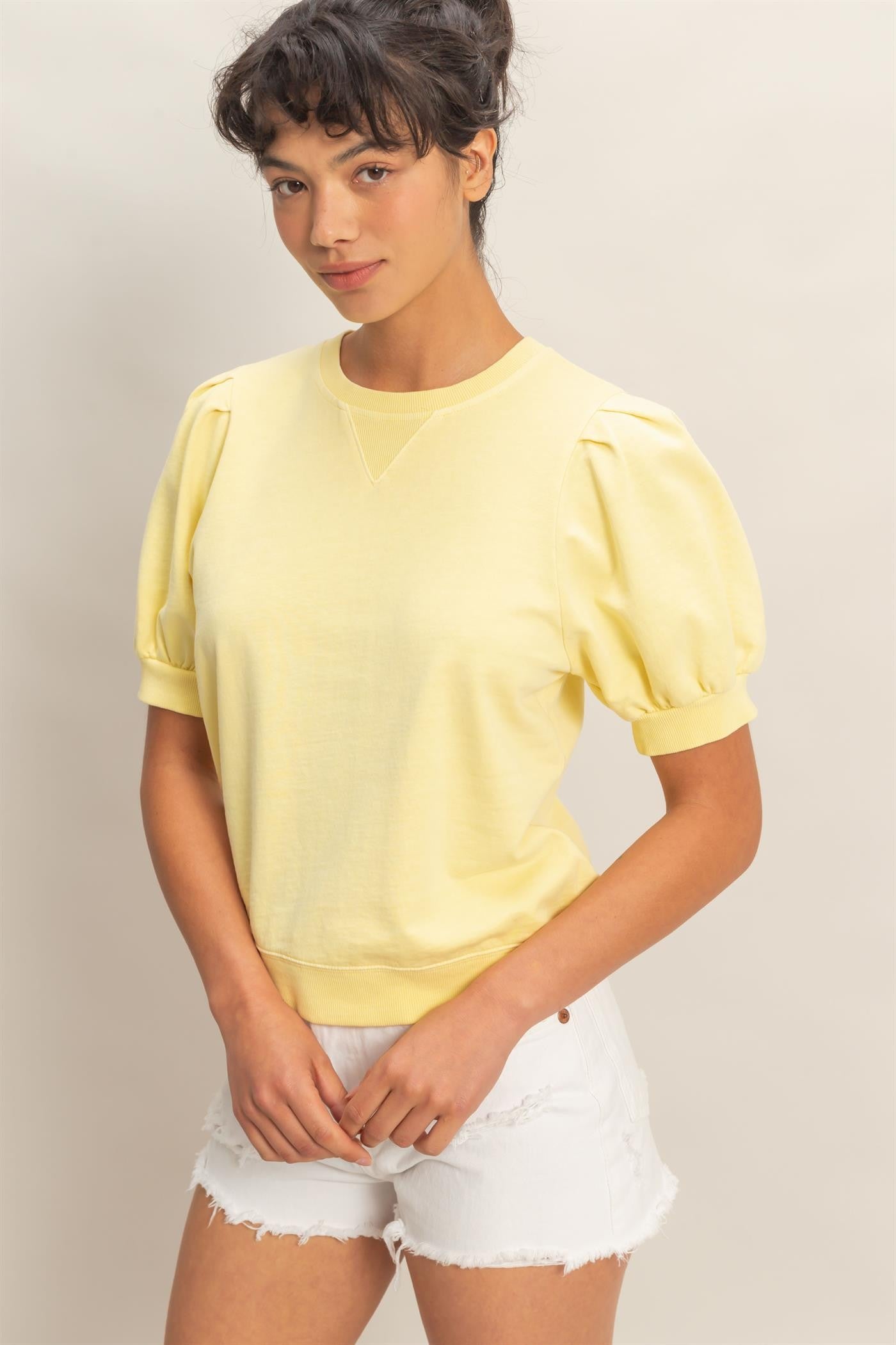 The Riley Puff Sleeve Top