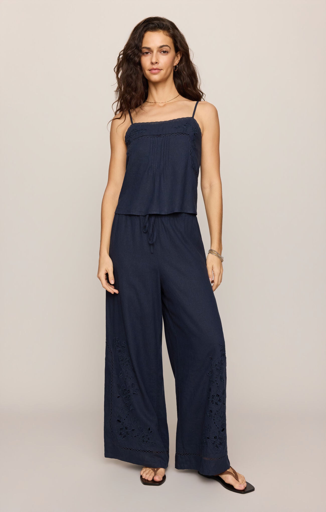 Z Supply Lille Embroidered Woven Tank