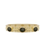 Celestia Midnight Gold Bangle