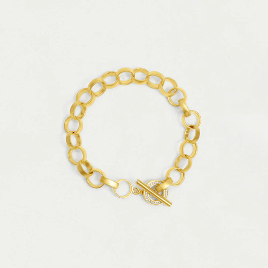 Petite Pave Statement Chain Bracelet