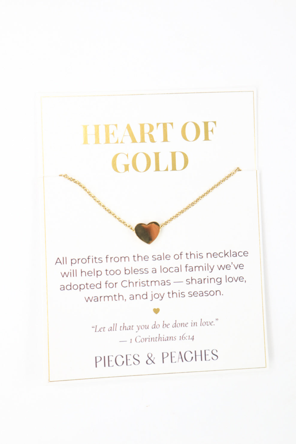 Heart of Gold Necklace
